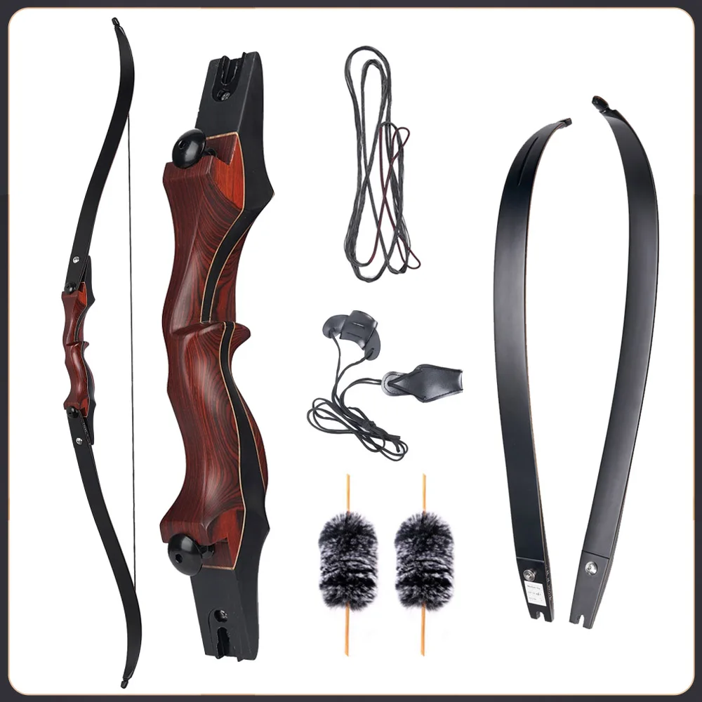 Wood Assmeble Rope Recurve Bow Riser Wood Recurve Bow Recurve Bow