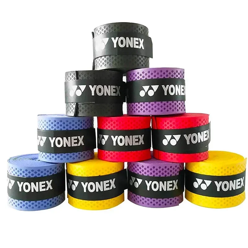 Racket Grips Badminton Overgrip YONEX Overgrip Absorb Sweat Racket Anti-slip Tennis Badminton Racket Anti-slip Racquet Tape Grips 5mm Thickness Badminton Wrap