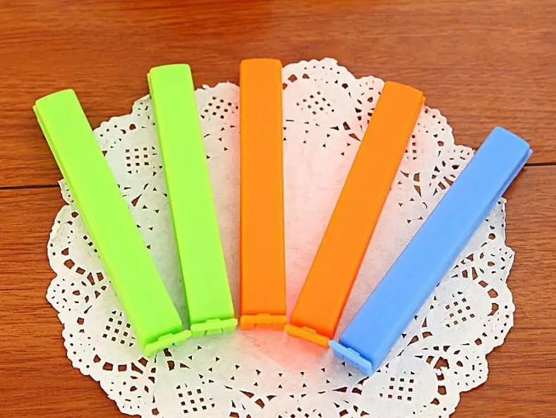 Description Picture 4 of item5PCS/Lot Plastic Sealing Clip Tea Clip Food Preservation Snack Bag Moisture-proof Sealing Clip 11cm S1425