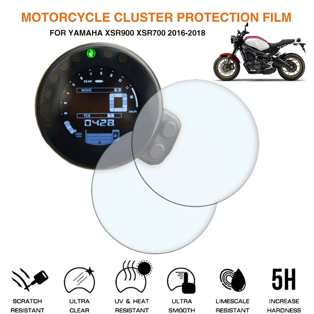 For Yamaha XSR700 XSR900 XSR 700 XSR 900 Motorcycle Accessories Cluster Scratch Protection Film Screen Protector motorcycle accessories,motorcycle screen protector