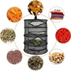 2/4/6/8 Drying Net For Herbs Fish Herb Vegetable Dryer Bag Folding Dry Rack Mesh Flowers Buds Plants Organizer Hanging Basket 5