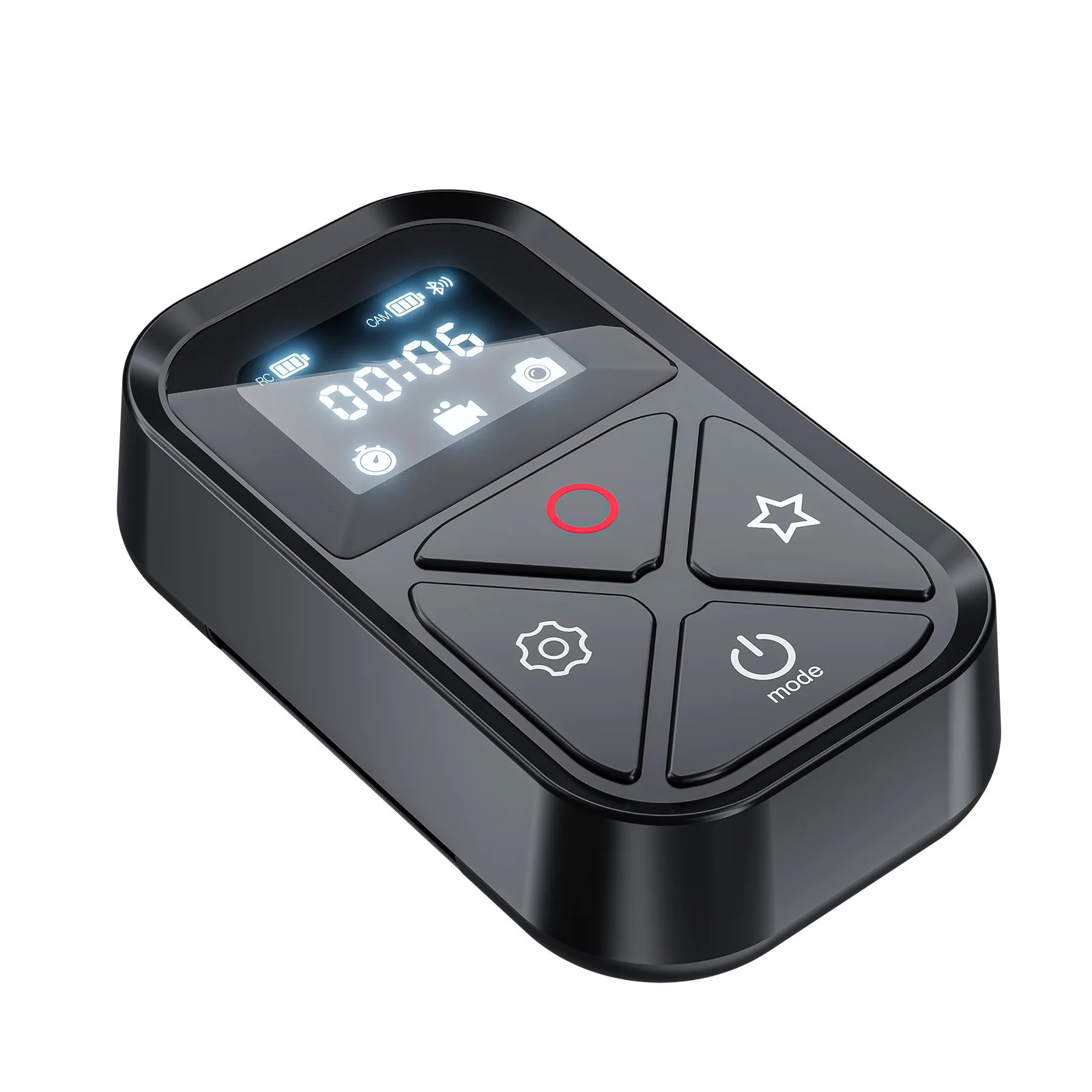 ABS+TPU Bluetooth Remote Controller With Cable For GoPro hero 10 9 8 Max Camera 80M Wireless Control Action Camera
