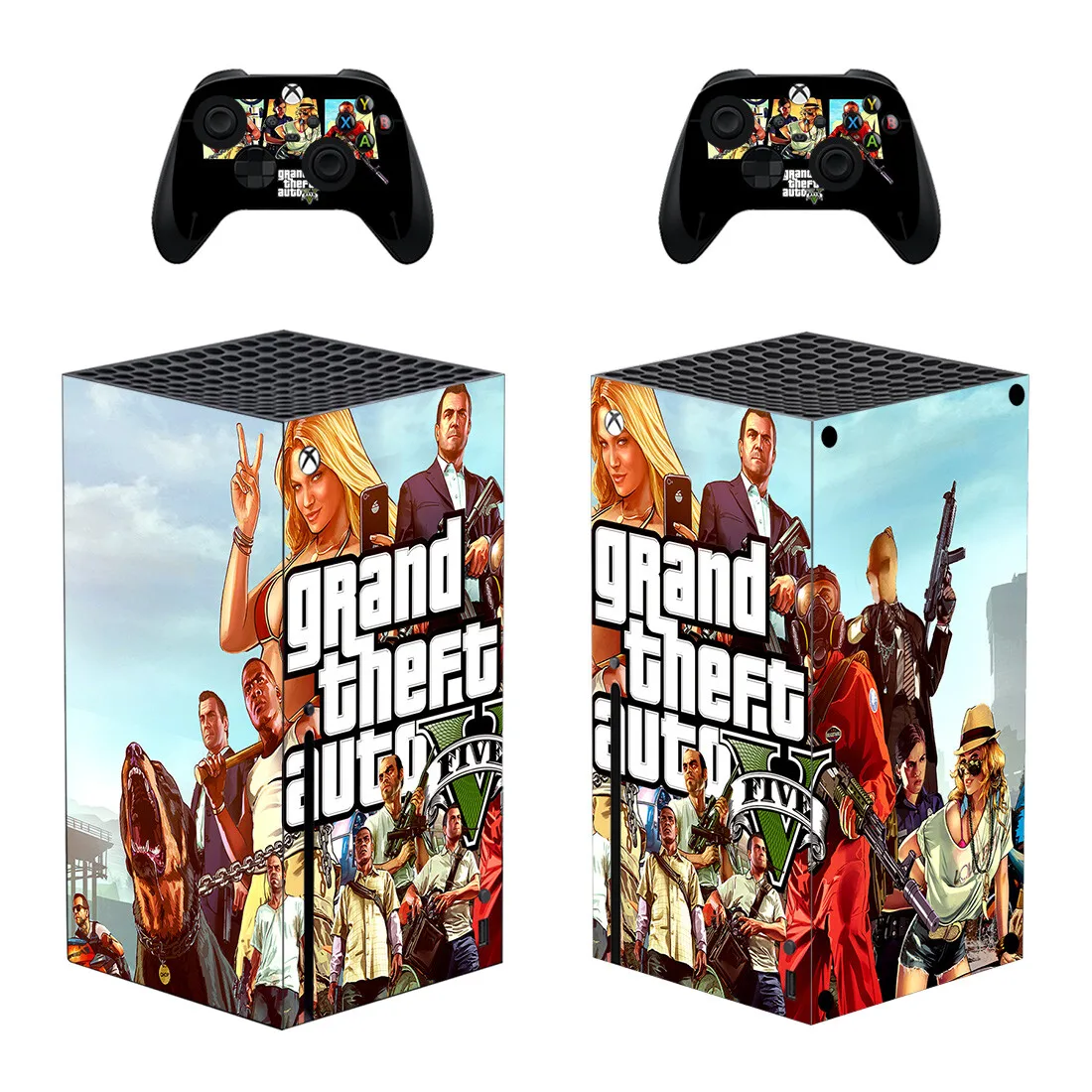 Grand Theft Auto V Gta 5 Skin Sticker Decal Cover Per Xbox Series X Console E 2 Controller Skin Vinyl