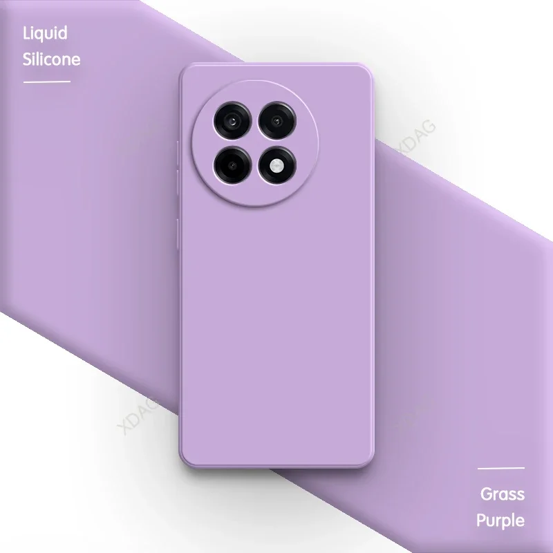 Liquid Silicone Phone Case - Original Soft Fashion Classic Straight Edge Back Cover
