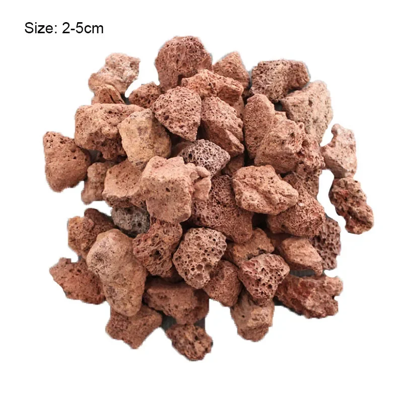 Medio filtrante para pecera, bola biológica de roca volcánica, filtro biológico para accesorios de acuario, diámetro de 3 a 5 cm, 100 g/250 g/500 g