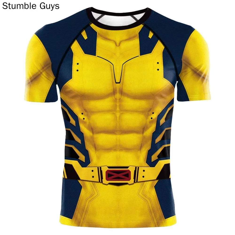Marvel Kids Deadpool Wolverine Cosplay Children T Shirt Superhero Men Women Shirt Deadpool Boys Halloween Party Summer Tops 4