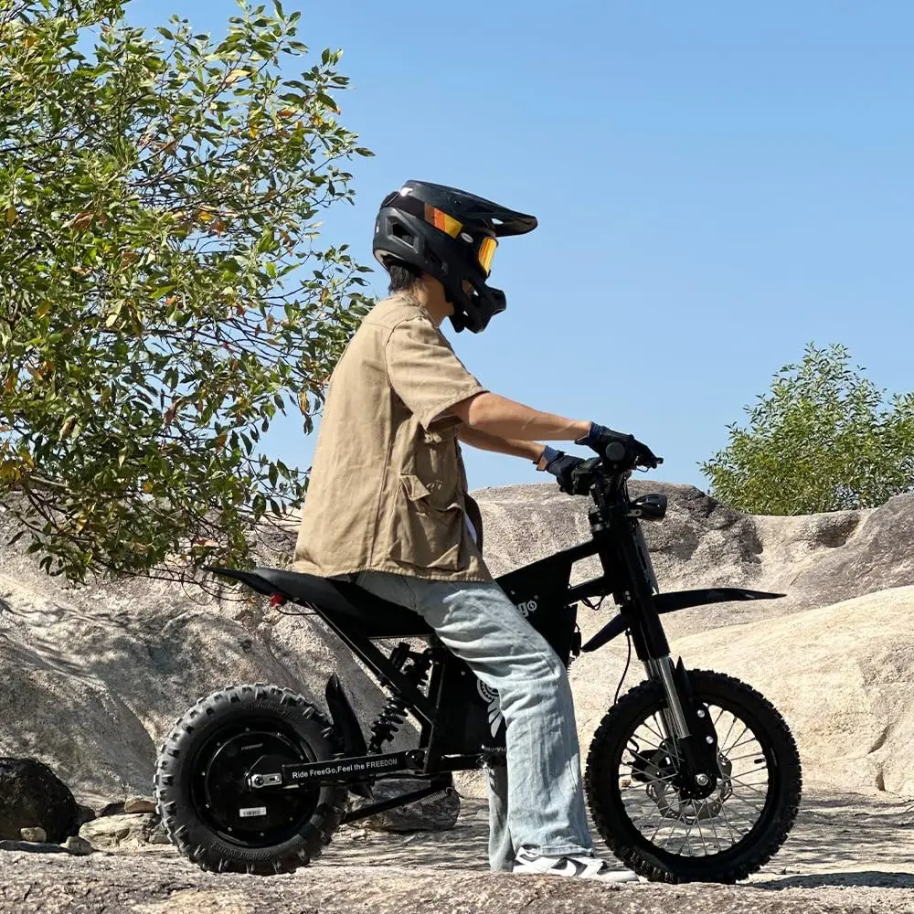 Freego X0 Electric Dirt Bike for Adults/Teens 3600W Motor Electric Motorcycle 60V Battery 40MPH Dual Hydraulic Disc Brakes eBike