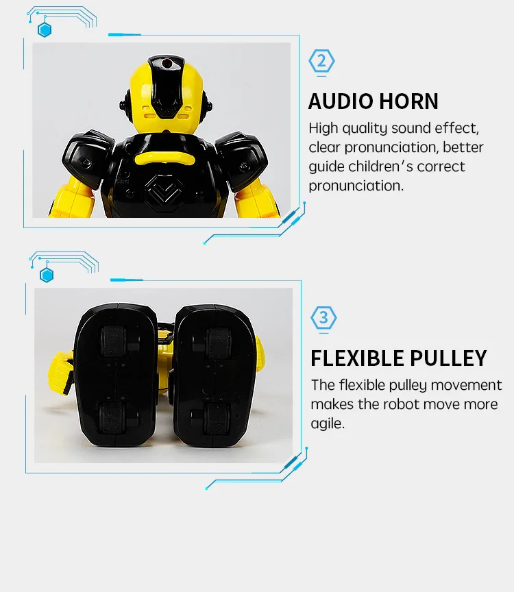 Jouets de chien robot intelligent programmable avec contrôle vocal/mise en application, se déplaçant et dansant, pour enfants, cadeau éducatif STEM