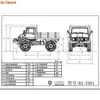 In Stock New LESU 1/10 4*4 RAVE-UM406 Mini RC Off Road Car Metal 2 Speed Transmission Climbing Remote Control Toys KIT Vehicle 6