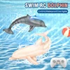 RC Dolphin Whale Spray Water Toy 2.4G Remote Control Shark Animal Water Boat Ship Robots Fish Electric Toys for Kids Xmas Gifts 3