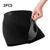 Man Sexy Magnetic Boxers HOOK LOOP Crotch Dual Penis Pouch Hole Lingerie Adjust Scrotal Support Varicocele Cure Gay Underwear 2