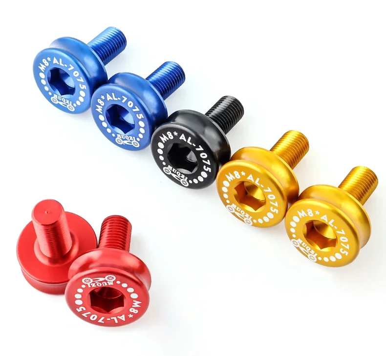 Description Picture 5 of itemMUQZI 2pcs Bottom Bracket Screw M8 Bike Square Tapered Bottom Bracket Bolts Crank Arm Waterproof Screw for Brompton