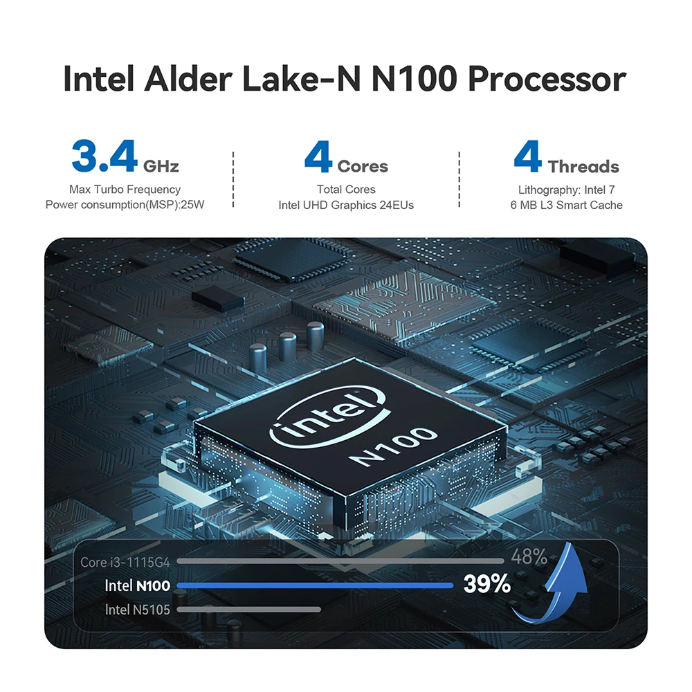 Beelink-EQ12 intel-デスクトップコンピューター,Intel 12gen,alder 