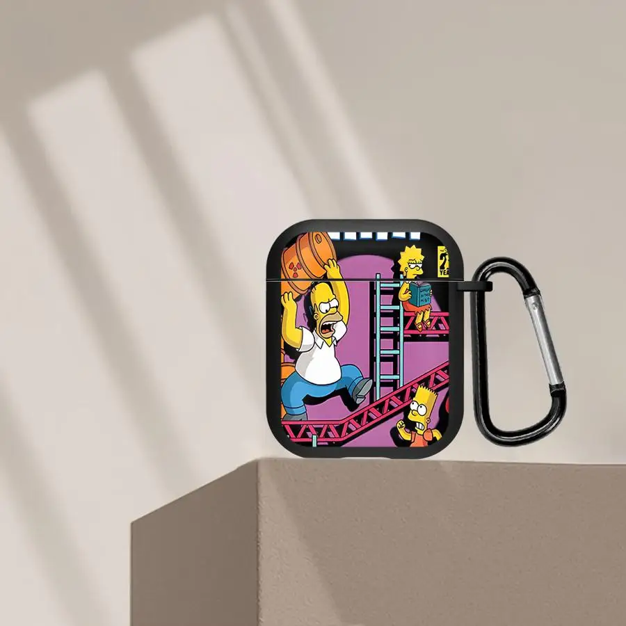 Simpson-Themed Fun Earphone Case Cover