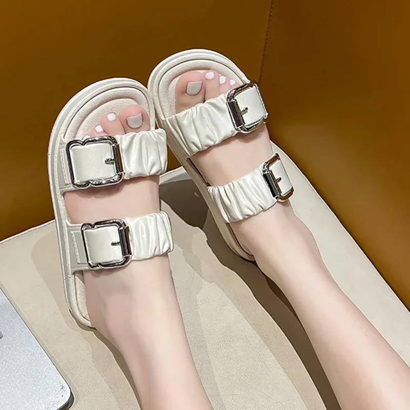 2024 Shoes Women Sandals Fashion Flip Flops Summer Style Flats Solid Slippers Sandal Flat Free Shipping #24050102