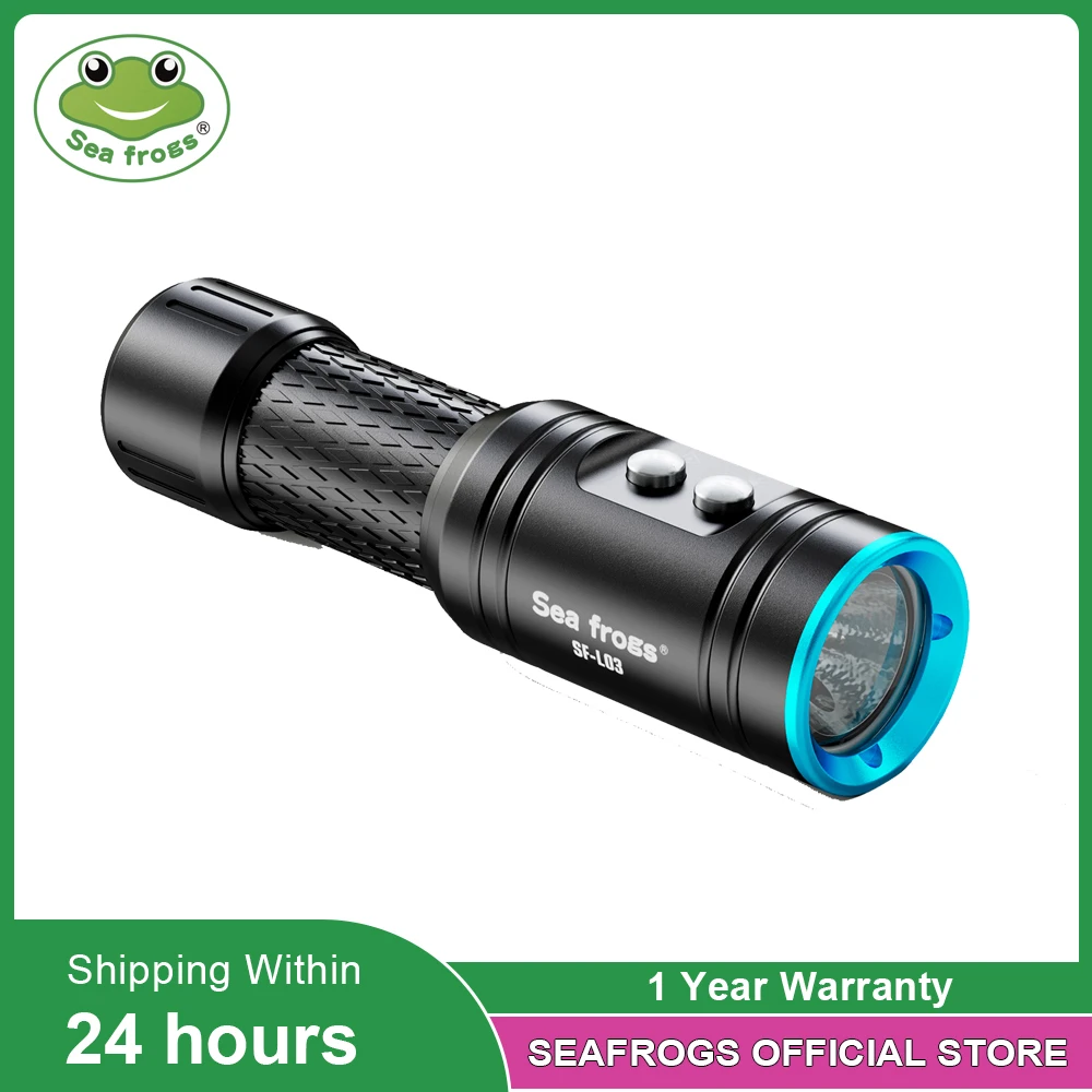 

Seafrogs 1000LM Flashlight Speedlight 100M Waterproof Underwater Strobe Diving Torch Photography Accessories