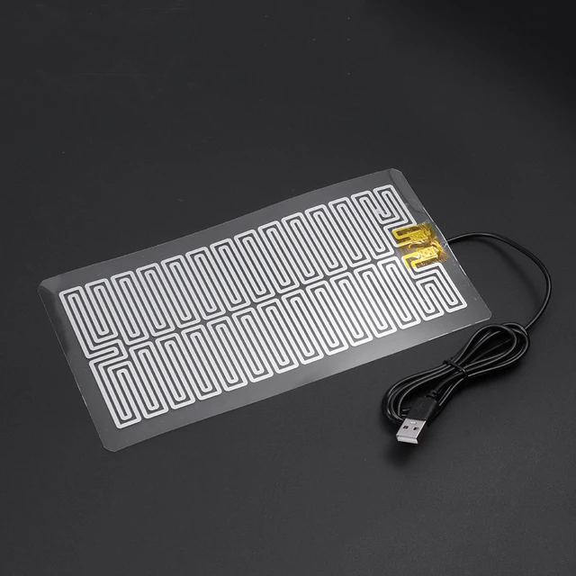 Usb Melegítő Karosszéria Szőnyegek Hordozható 5 V -Os Masszázs Fűtött Szőnyeg Dugó És Játék Téli Melegebb Lapok Láb Meleg Kültéri Beltéri