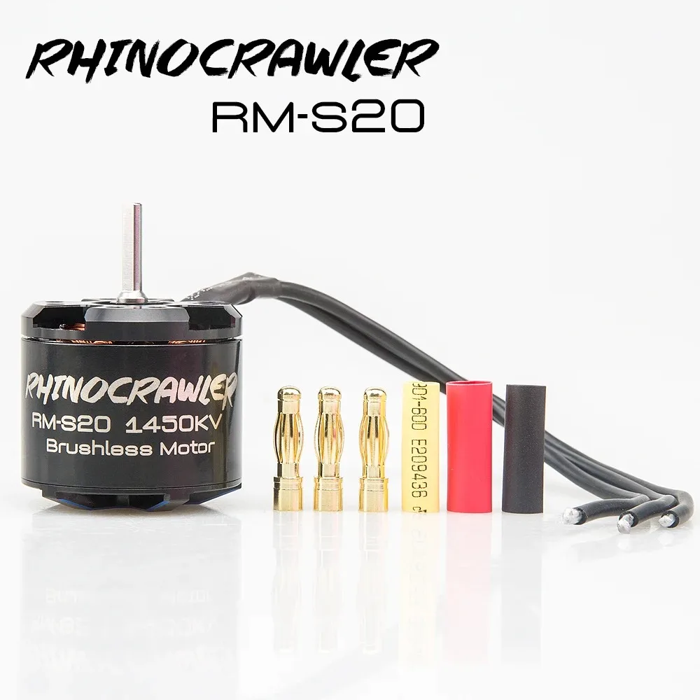 RHINO ESC Crawler 40A 80A brushless Motor Power system AM32 for 1/10 TRX4 SCX10 MOA Shafty Truck