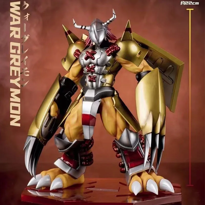 

New 20CM Digital Monster Figure BattleGreymon Dark Evolution GK Statue Ornament Anime Model Boy Gift
