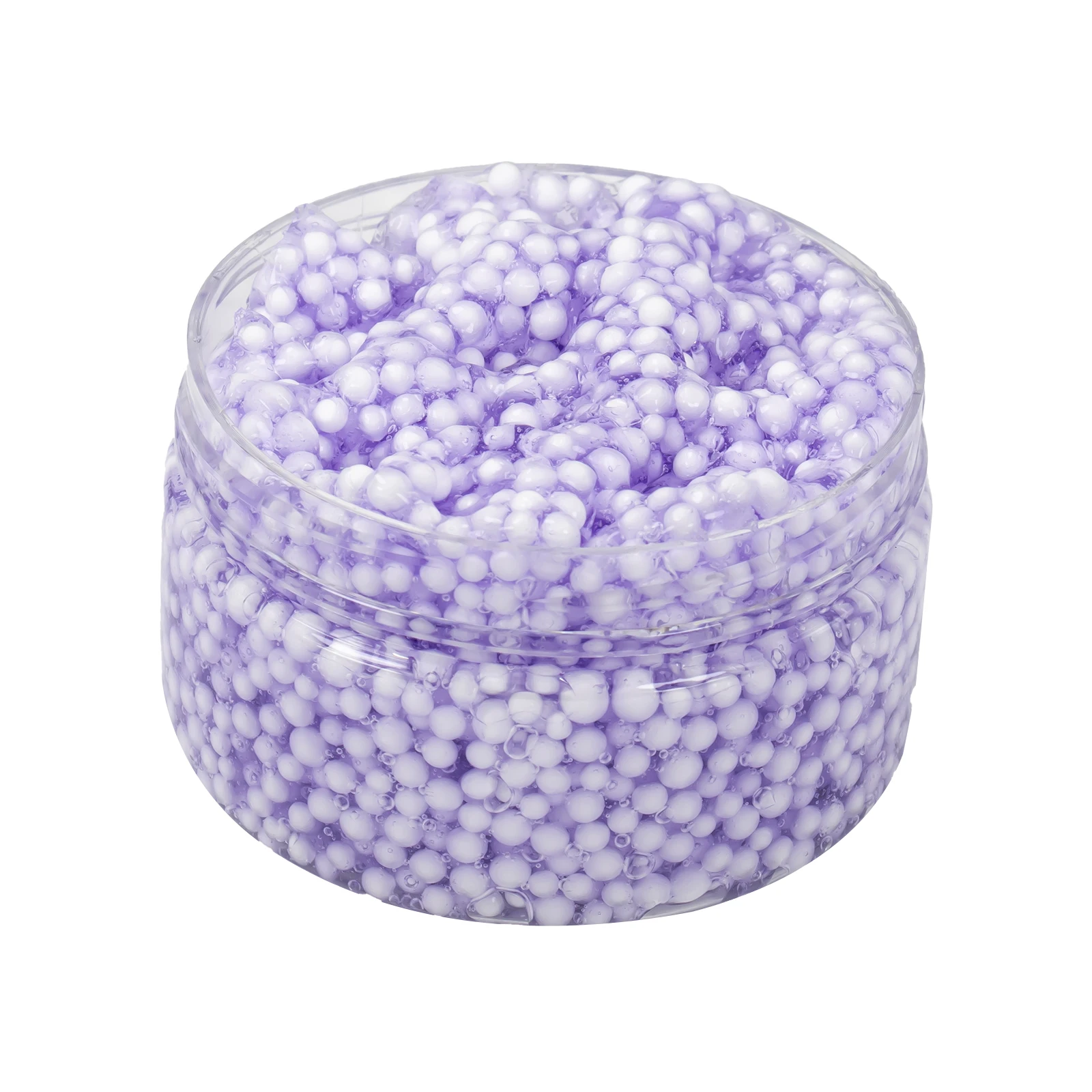 120ml Foam Balls Crystal Slime Kit with Crunchy Beads, Premade Slime Set for Teens, Perfect Stress-Relieving toy Christmas Gift 6