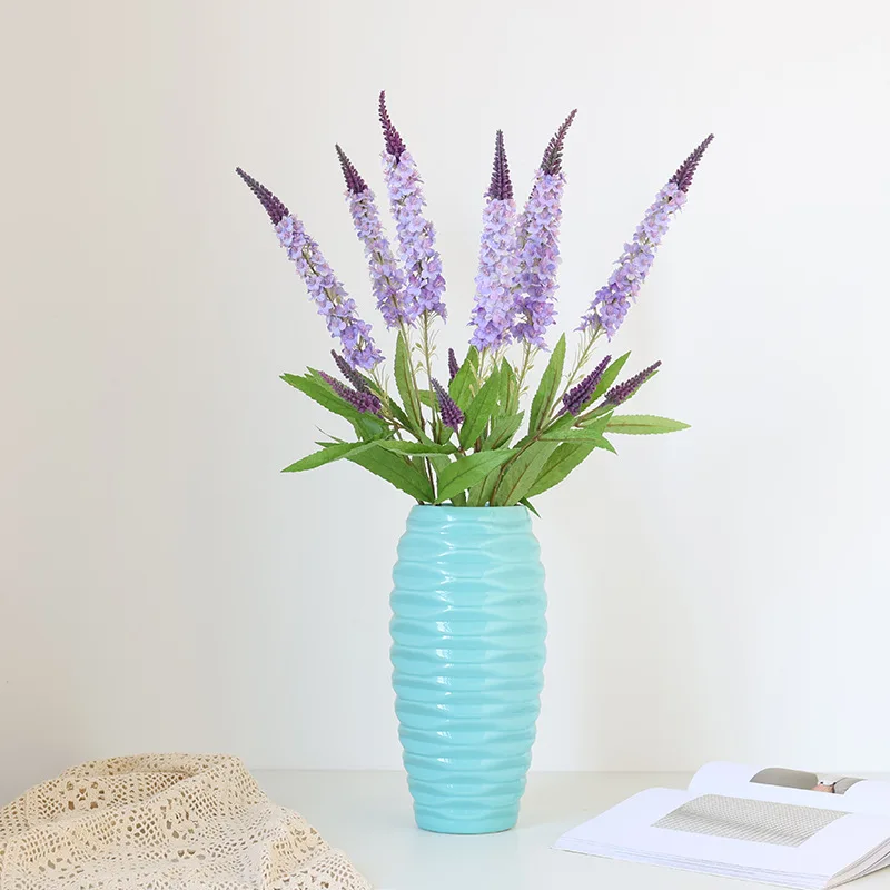 Lavender Simulation Flower Arrangement - Elegant Pastoral Decor