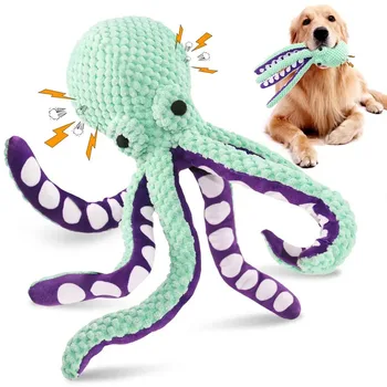Octopus Plush Chew Toy 1