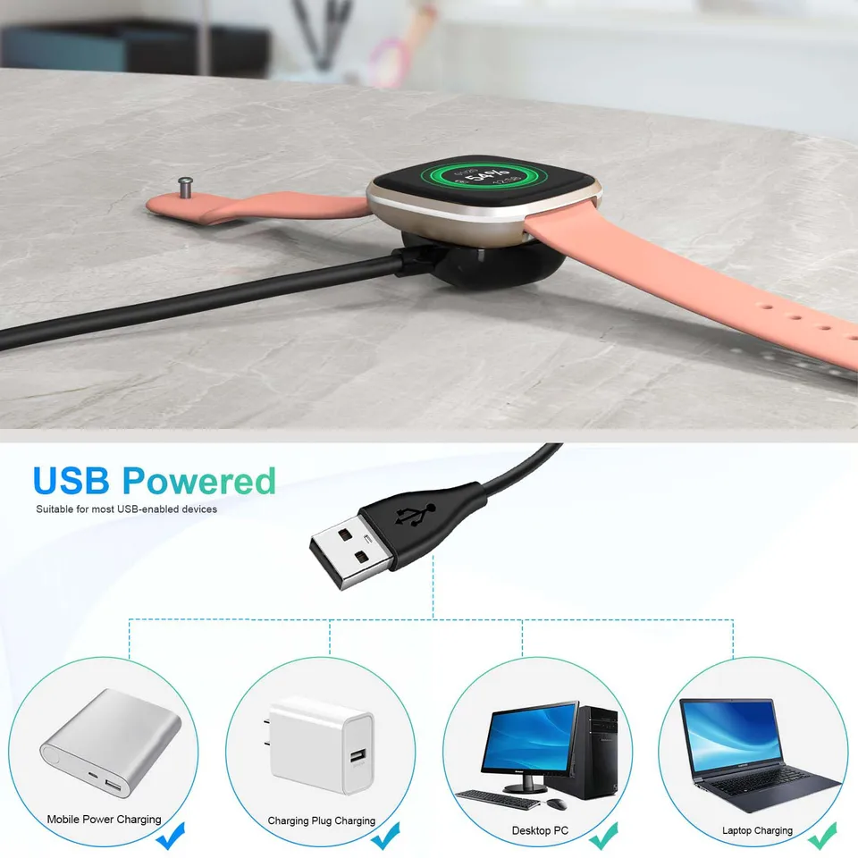 Correa D Eslabones Compatible Fitbit Versa 3 4 Sense Sense 2 | Envío Gratis