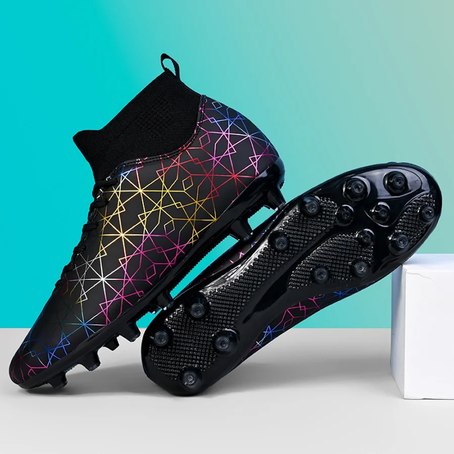 Neu Männer Professionelle Fußball Schuhe FG Training Fußball Stiefel Turnschuhe Lange Spikes Außen Bequeme_voghion.com