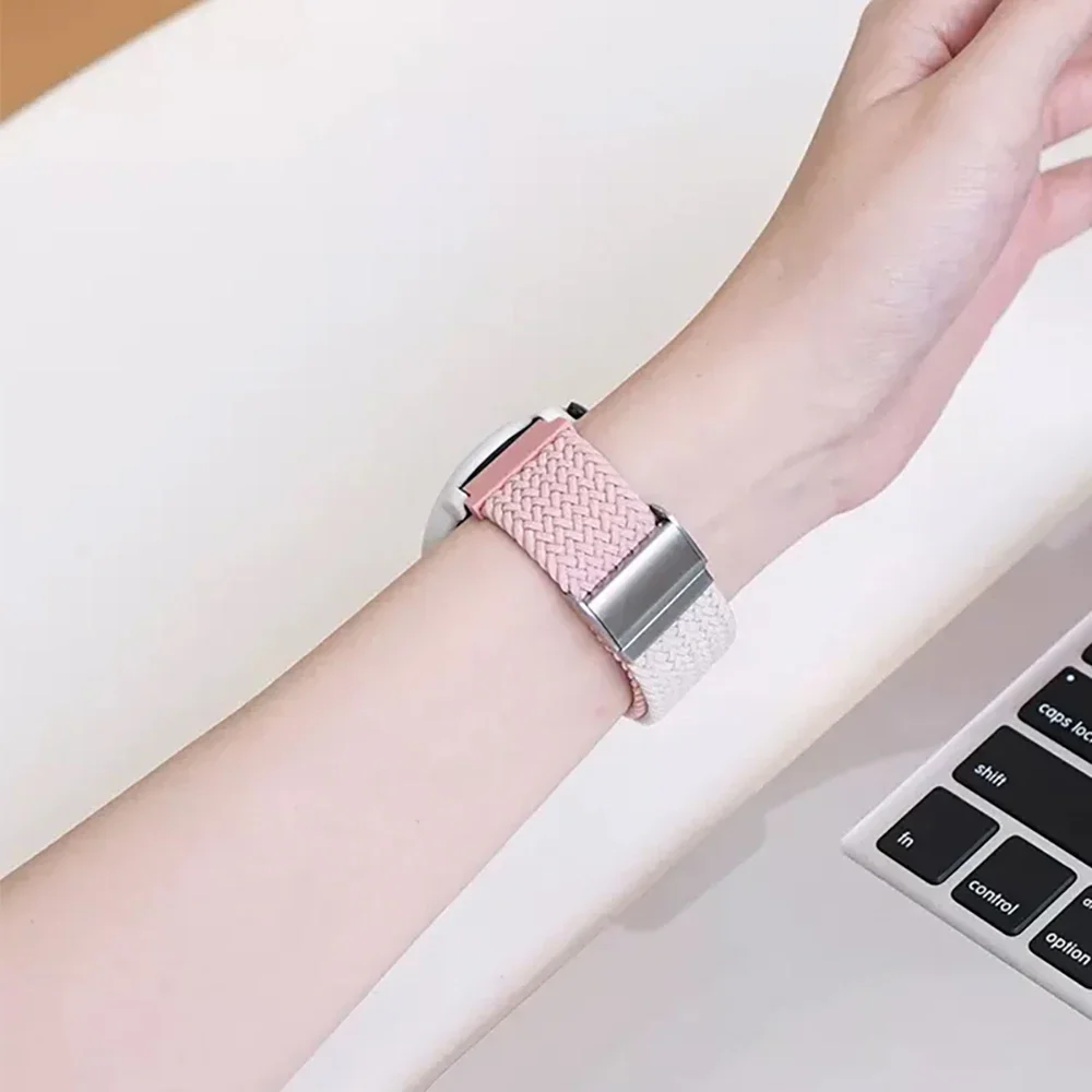 Braided Solo Loop Bracelet Strap - Universal Fit for Smartwatches (18mm, 20mm, 22mm)