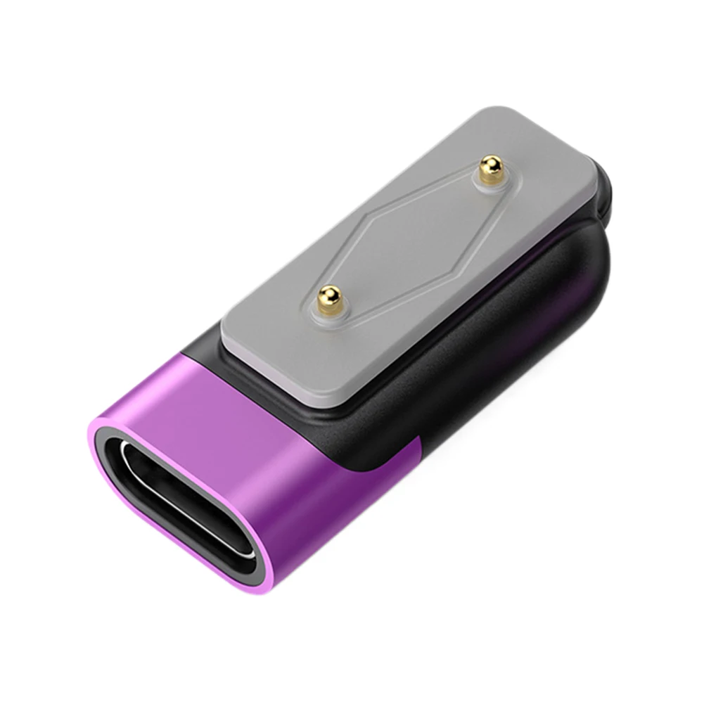 For Samsung Galaxy Fit 3 Portable Watch Charger USB C Adapter Right Angle Charge Cable Converter Magnetic Watch Charger Adapter
