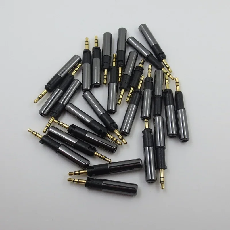 헤드폰 교체 DIY 오디오 수리 부품 플러그 어댑터, 오디오 테크니카 ATH-M70X M50X M40X 헤드폰 잭 플러그 핀 실버