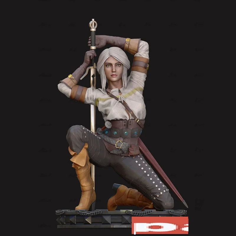 

LindenKing A512 1/6 3D Resin Garage Ciri Figure Kit GK Model Unpainted White-Film Collection To Painter