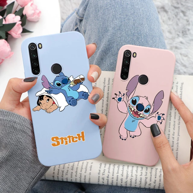 Stitch Case For Redmi Note 8 8T Note8 Pro Protective Cover Anime Cartoon  Soft Silicone Funda For Redmi Note8 T Bumper Capa Cute