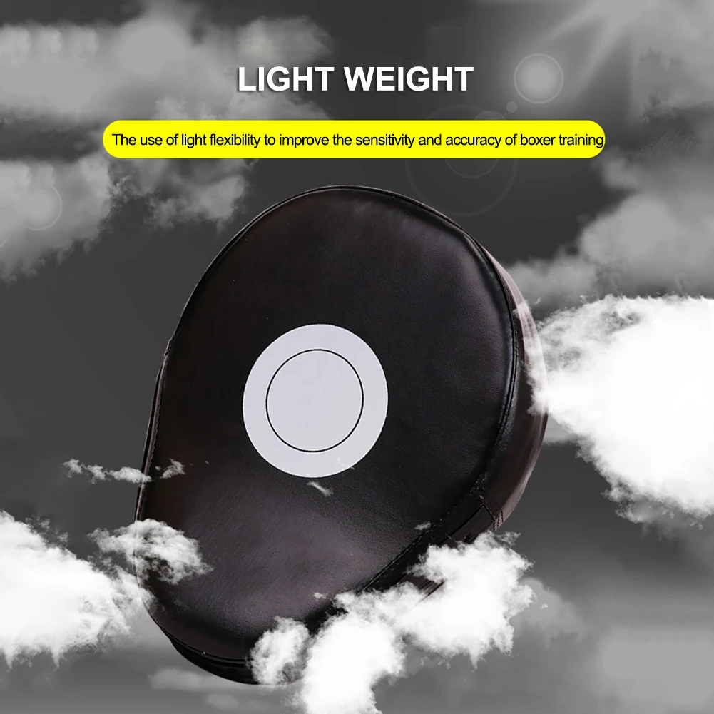 Curved Boxing Hand Target PU Leather 5-Finger Hand Target Breathable Boxing Focus Pad Muay Thai Pads for Martial Arts Training
