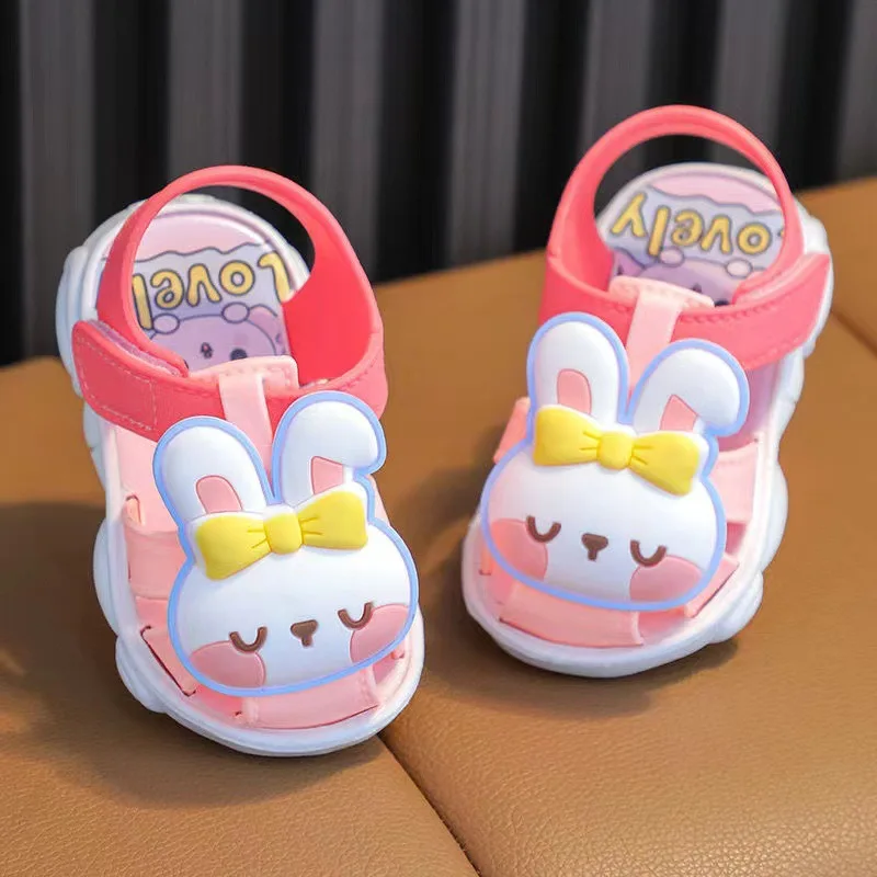 Sandalias Shoes for Girl Children Sandals Garden Shoes New Summer Cartoon Boy Beach Shoe Soft Soled Girls Walking Shoe Baby