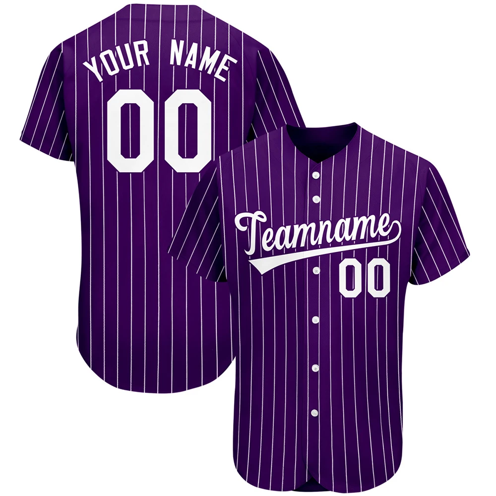 thumbnail image 1 of Camiseta de béisbol personalizable con estampado del equipo Yankees RedSox, nombre personal del equipo, número, camiseta de béisbol a rayas para hombres, mujeres y niños, 1 of 5
