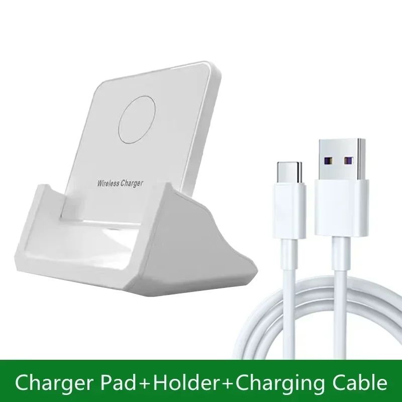 White with holder