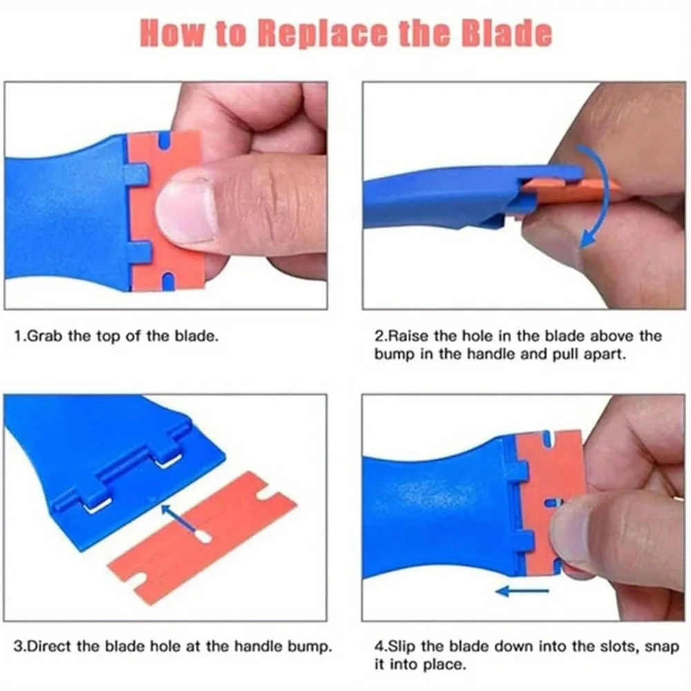 Multifunctional Glue Removal Shovel, Plastic Scraper Tool, Sticker Remover Tool, Glass Sticker Remover, Car Remover,