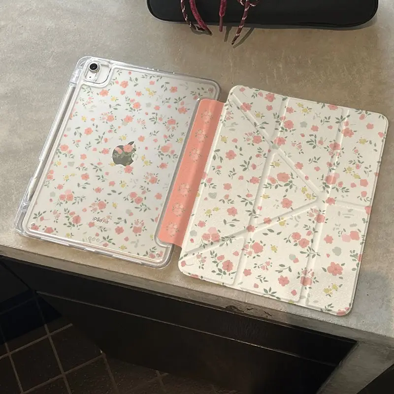 Floral Protective Tablet Case