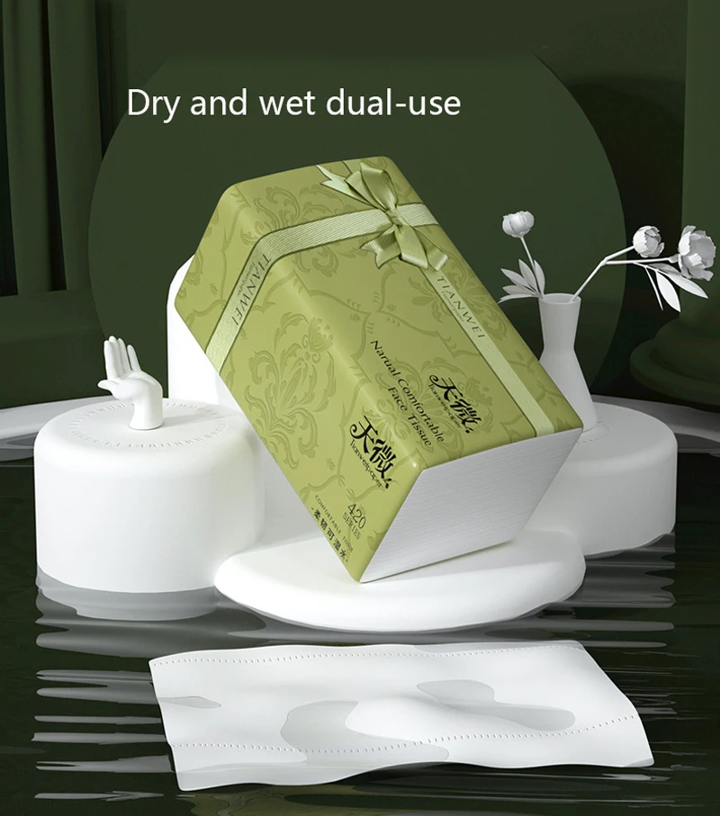 Paper Napkins Home 4Pack/Sets Sanitary Paper Security Paper Napkins 175*120mm 5 Layer 52 Sheets Single Package Fashion Tissue Virgin Wood Pulp