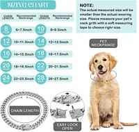 Luxury Gold Cat Necklace Jewelry Rhinestone Pet Cuban Chain Collar Kitten Doggie Wedding Prom Costume Accessories for Cats Puppy 2