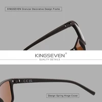KINGSEVEN New Polarized Sunglasses Women Driving Classic Square Frame Sun Glasses sunglasses for Men Outdoor Travel 755 - Image 4