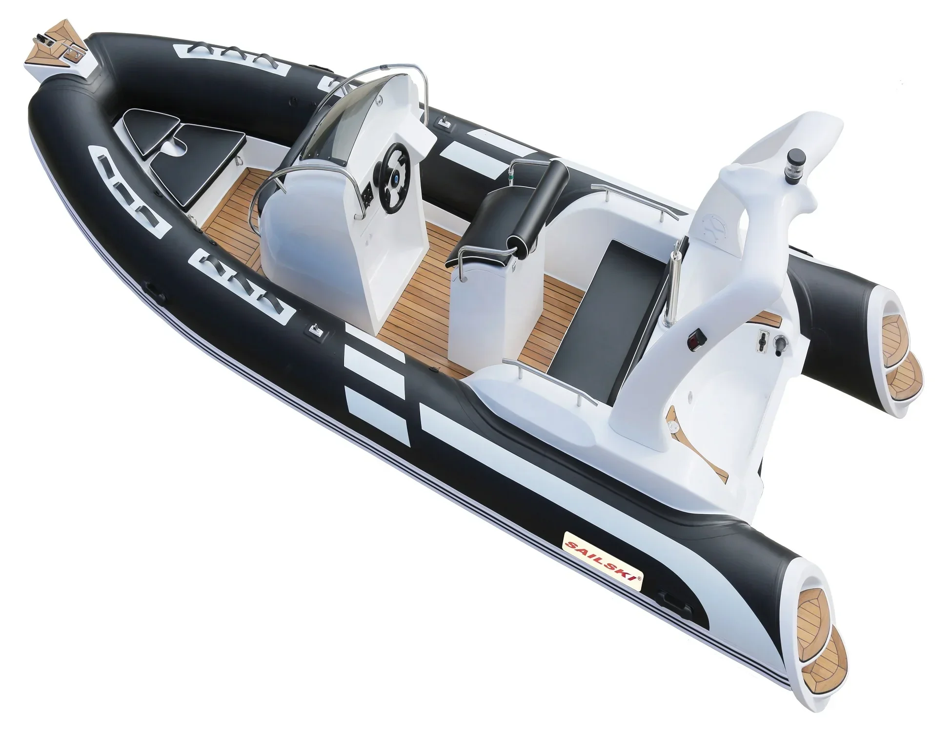 

RIB Boat Good Price Fiberglass Inflatable Boat Thickened Hard Bottom2.3m To 7.6m Flood Control Emergency