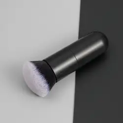 Luxury Large Soft Makeup Brush for Foundation, Powder, and Blush (Black - B)