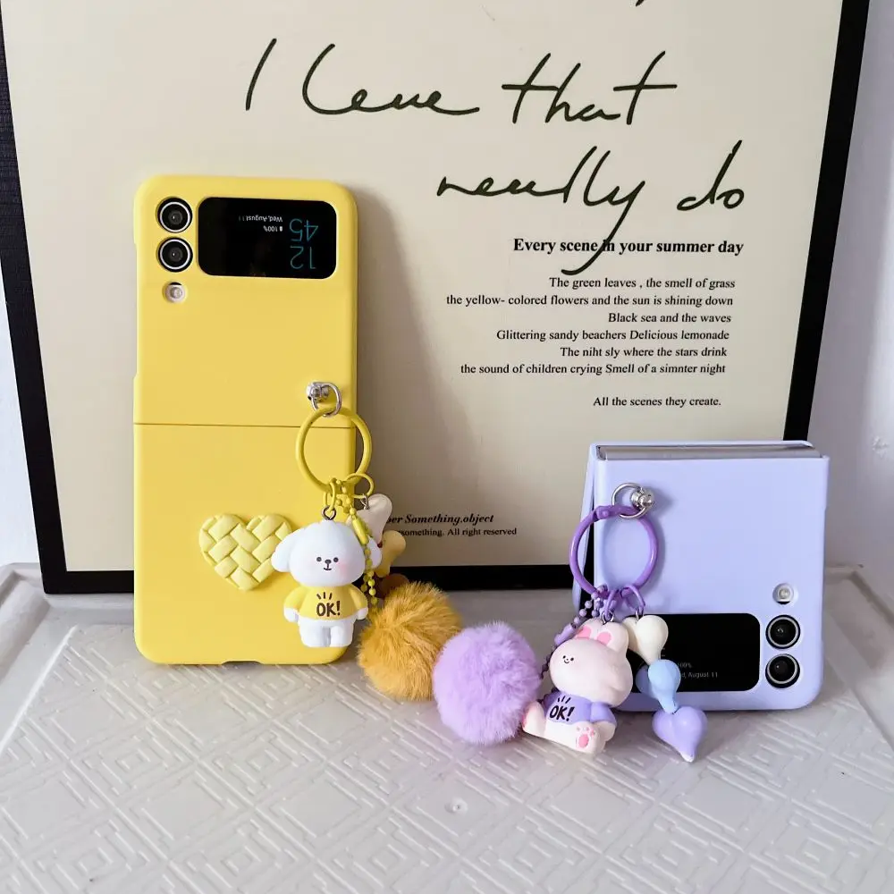 Frosted Skin-Friendly Shockproof Flip Case with Hangout Accessories
