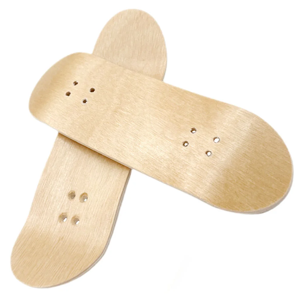 

2pcs Mini Wood Finger Skateboard Decks Replacements Wood Board for Mini Fingerboard