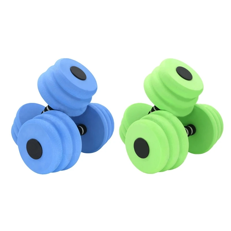 

1Pair Sports Aquatic Exercise Dumbbells Thread EVA Foams Dumbbells Pool Resistance Water Weight Aquatic Dumbells Drop Shipping