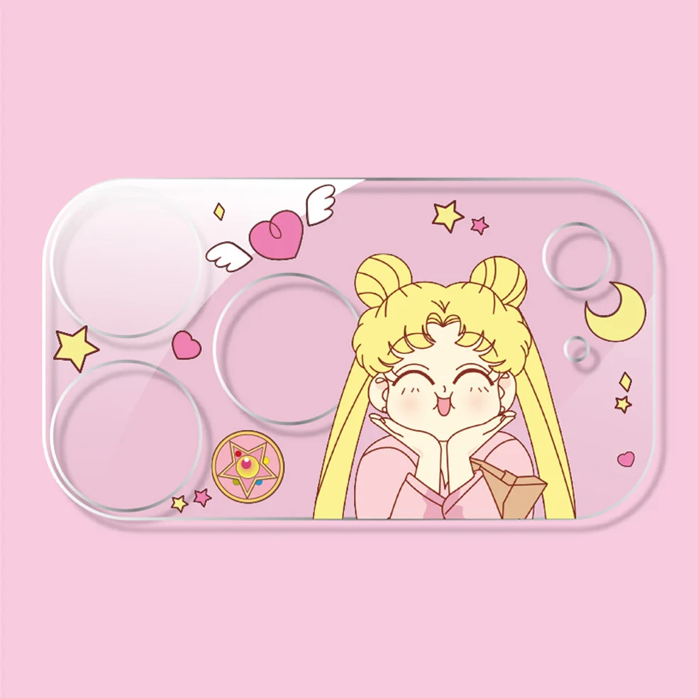 Charming Cartoon Camera Lens Protector Film – HD Protective Glass, Full Coverage