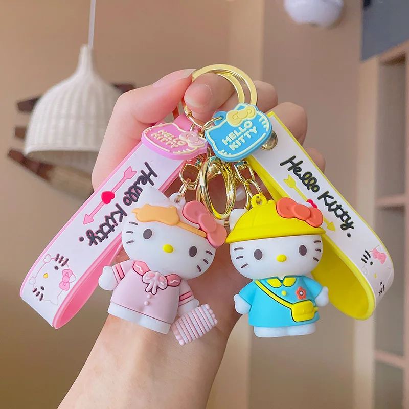 Sanrio Keychain Anime Cartoon Hello Kitty Sanrio Kuromi Mymelody