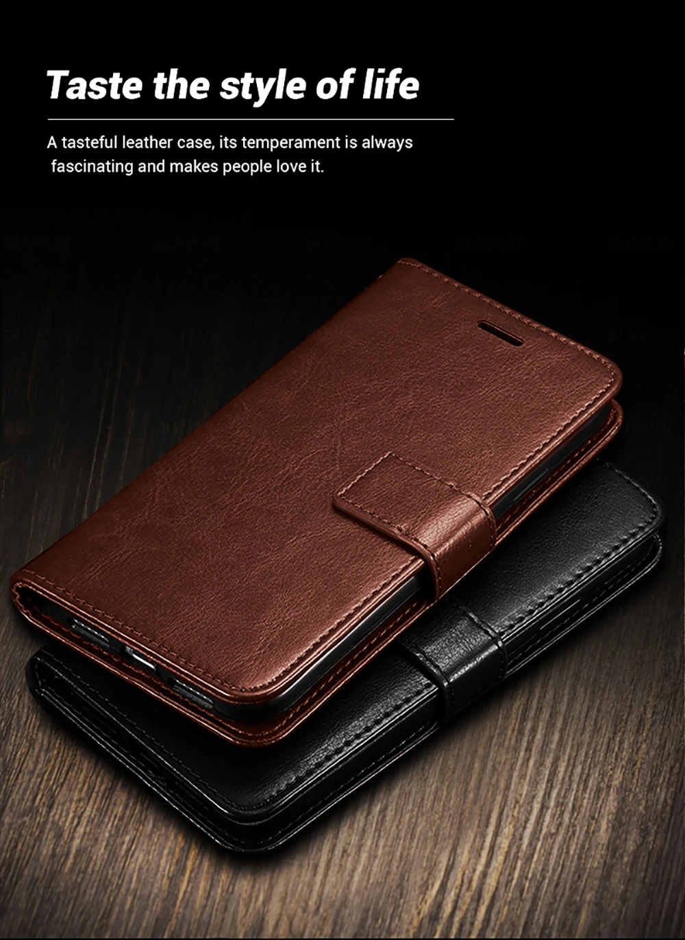 Book Style Leather Flip Wallet Case For Samsung Galaxy S24 Ultra Magnetic Stand Coque SamsungS24 S 24 Plus S24Ultra S24+_voghion.com